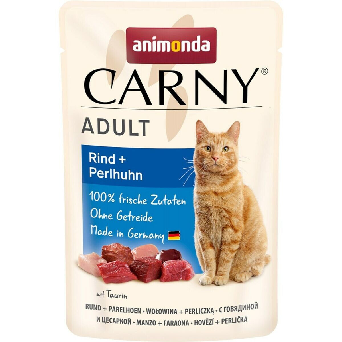 Cat food Animonda Carny Adult Beef and guinea fowl Beef 85 g