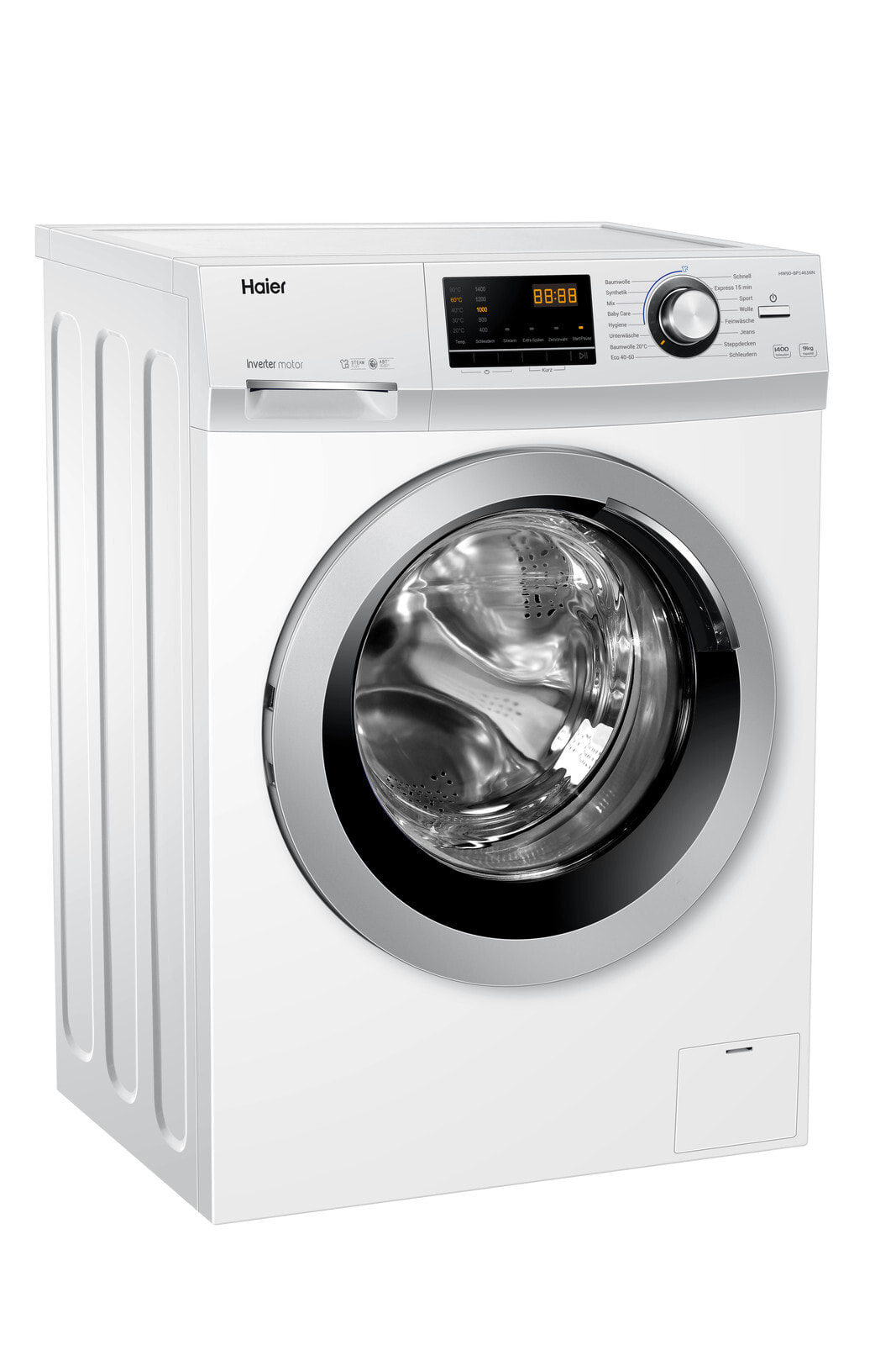 Haier HW90-BP14636N стиральная машина Фронтальная загрузка 9 kg 1330 RPM A Белый