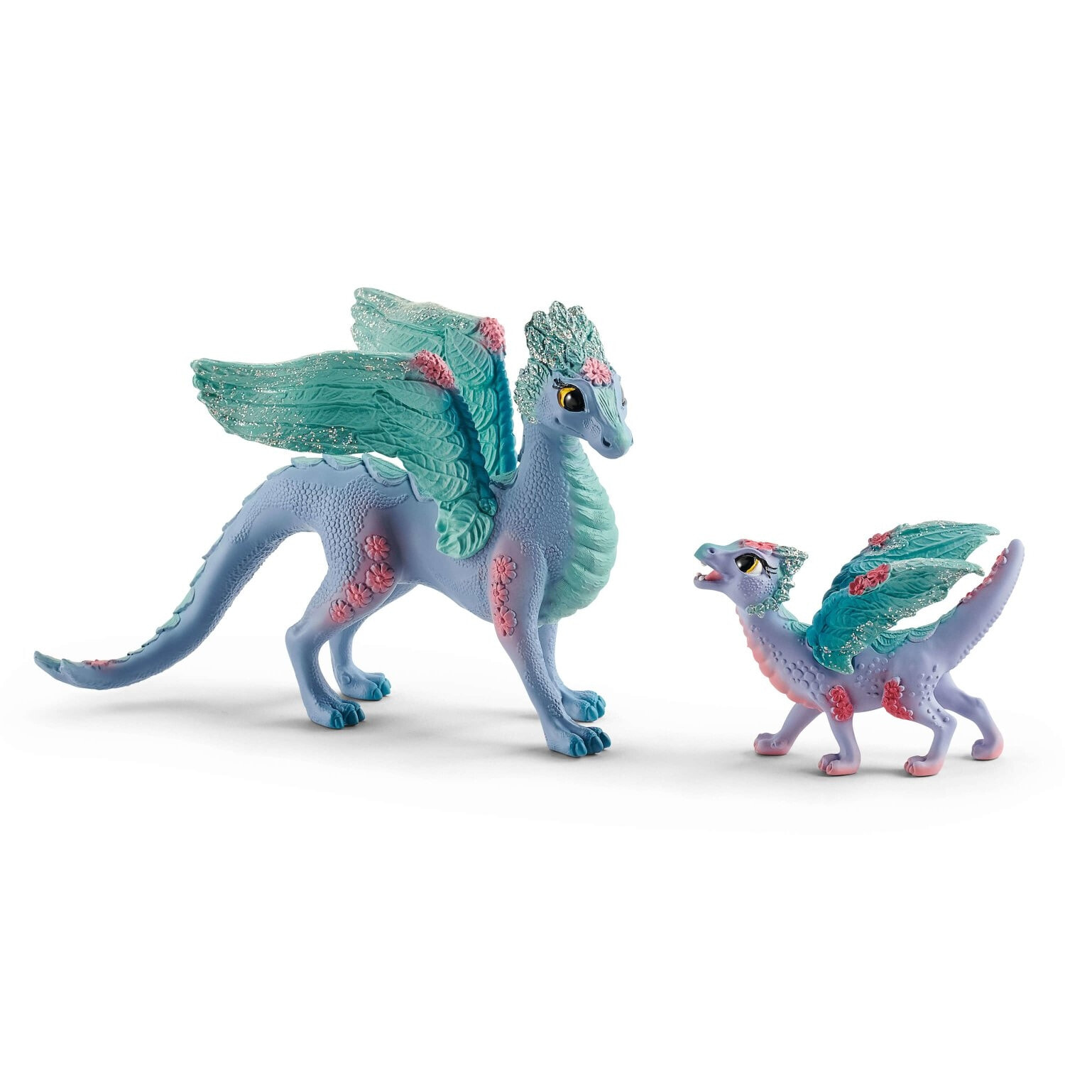 Schleich bayala Blossom dragon mother and child 70592