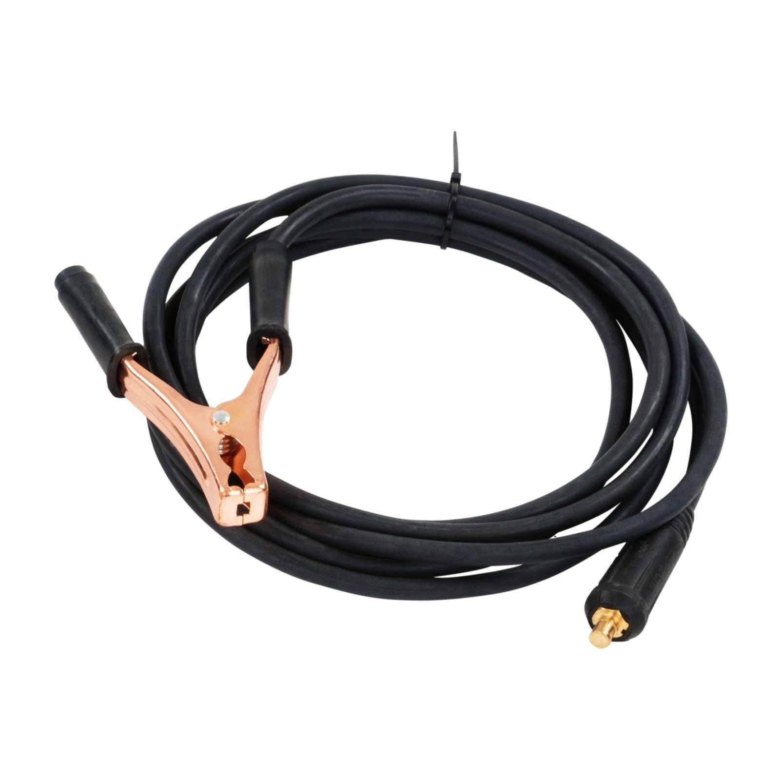 Mass cable with a clamp for welding machines and plasma cutters, 4m long