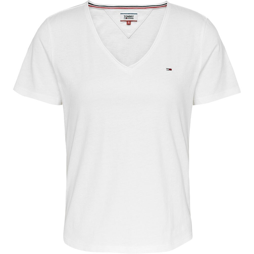 TOMMY JEANS Slim Soft Short Sleeve V Neck T-Shirt Refurbished