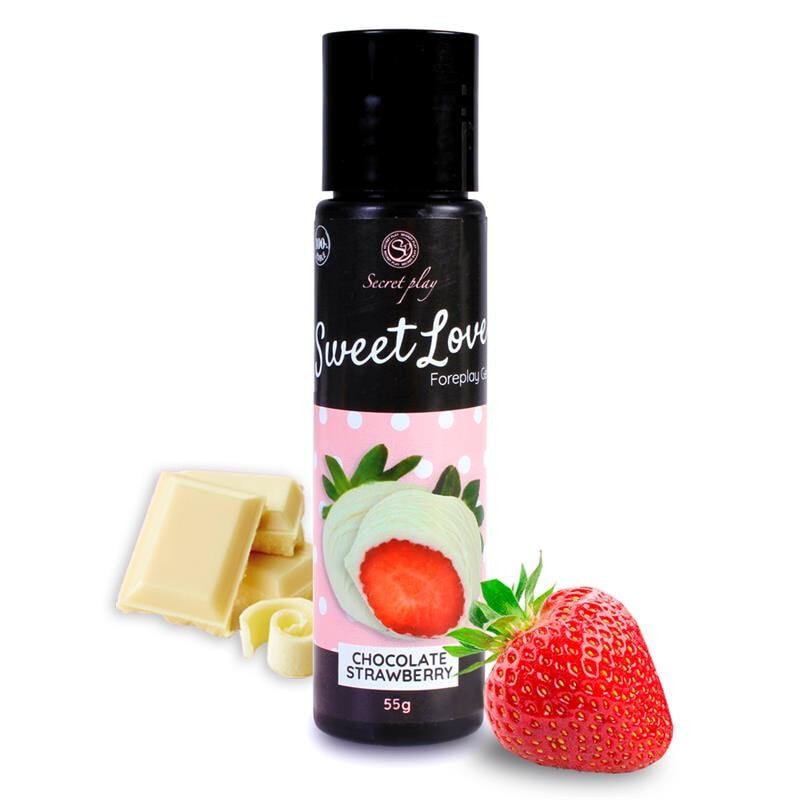 Интимный крем или дезодорант SECRET PLAY Sweet Love Lubricant Strawberry & White Chocolate 60 ml