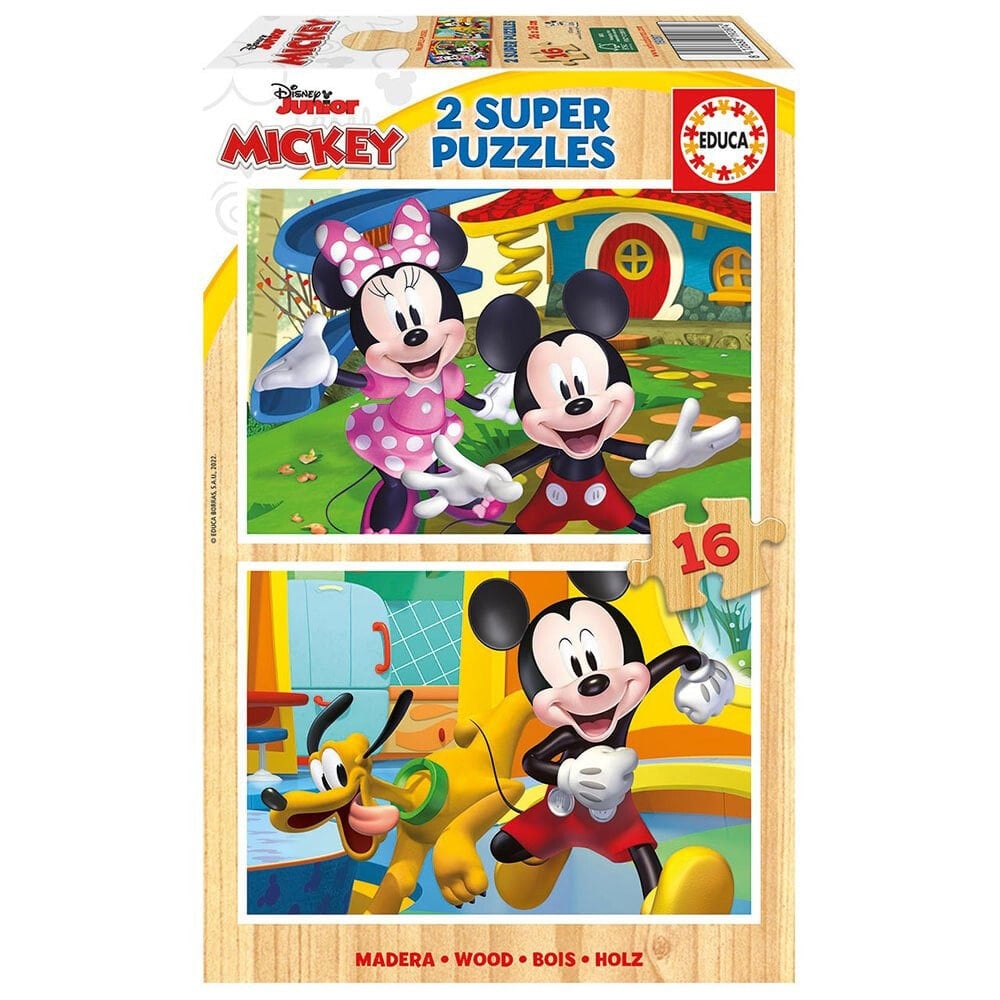 EDUCA BORRAS 2X16 Mickey&Minnie Puzzle