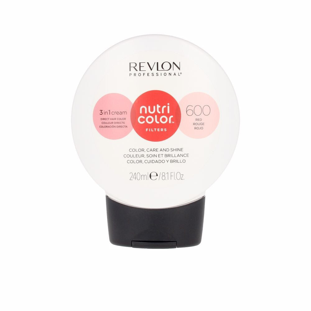 Revlon Nutri Color Filters 3 in 1 Cream No. 600  Красящий крем для волос 3 в 1 , оттенок красный 240 мл