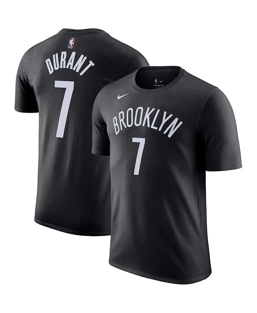 Nike men's Kevin Durant Black Brooklyn Nets Icon 2022/23 Name and Number T-shirt