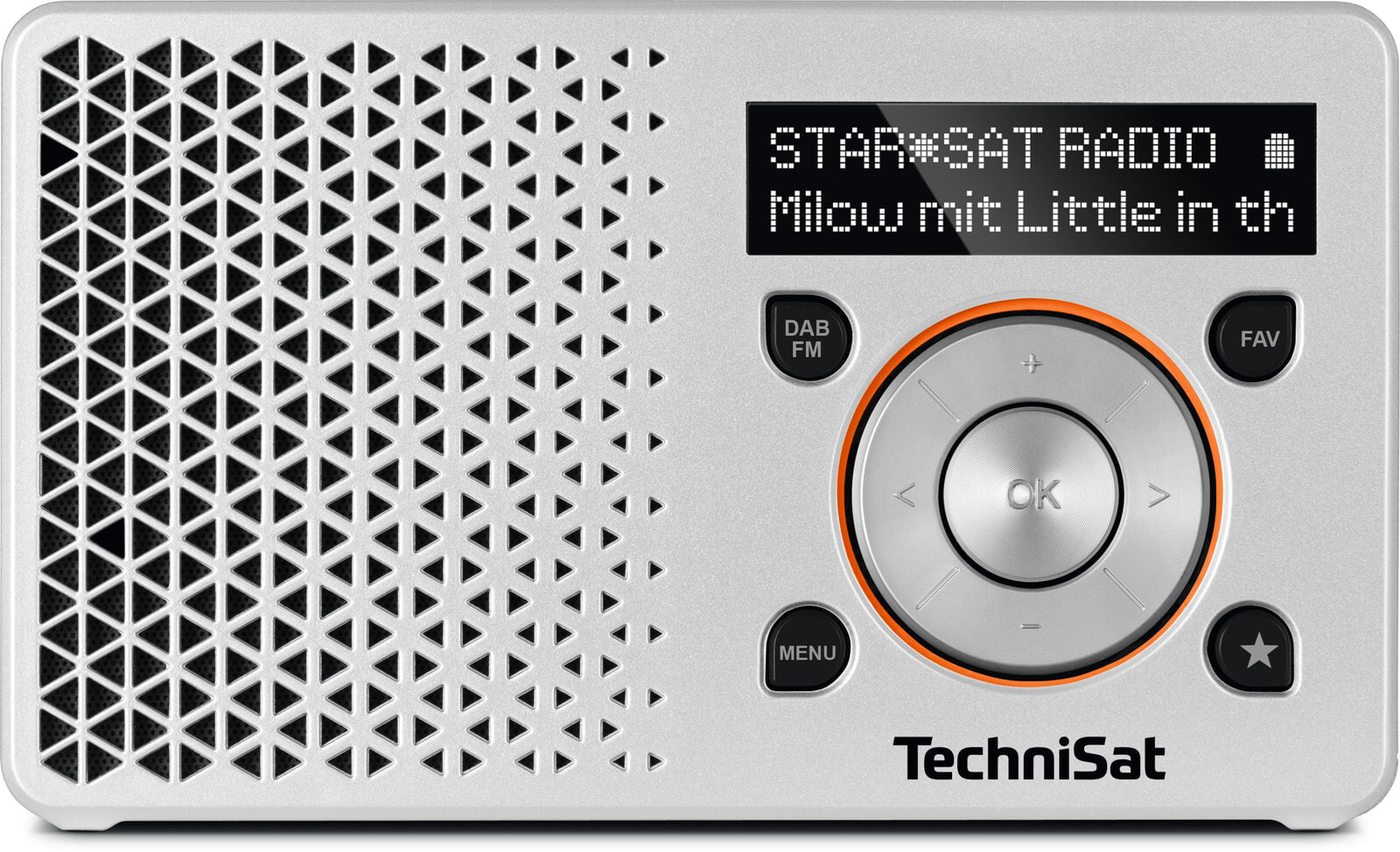 TechniSat DigitRadio 1 Портативный Цифровой Оранжевый, Серебристый 0003/4997