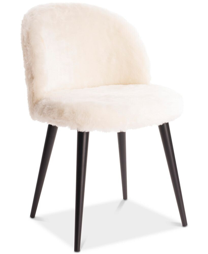 Elle Decor laurel Faux Fur Accent Chair