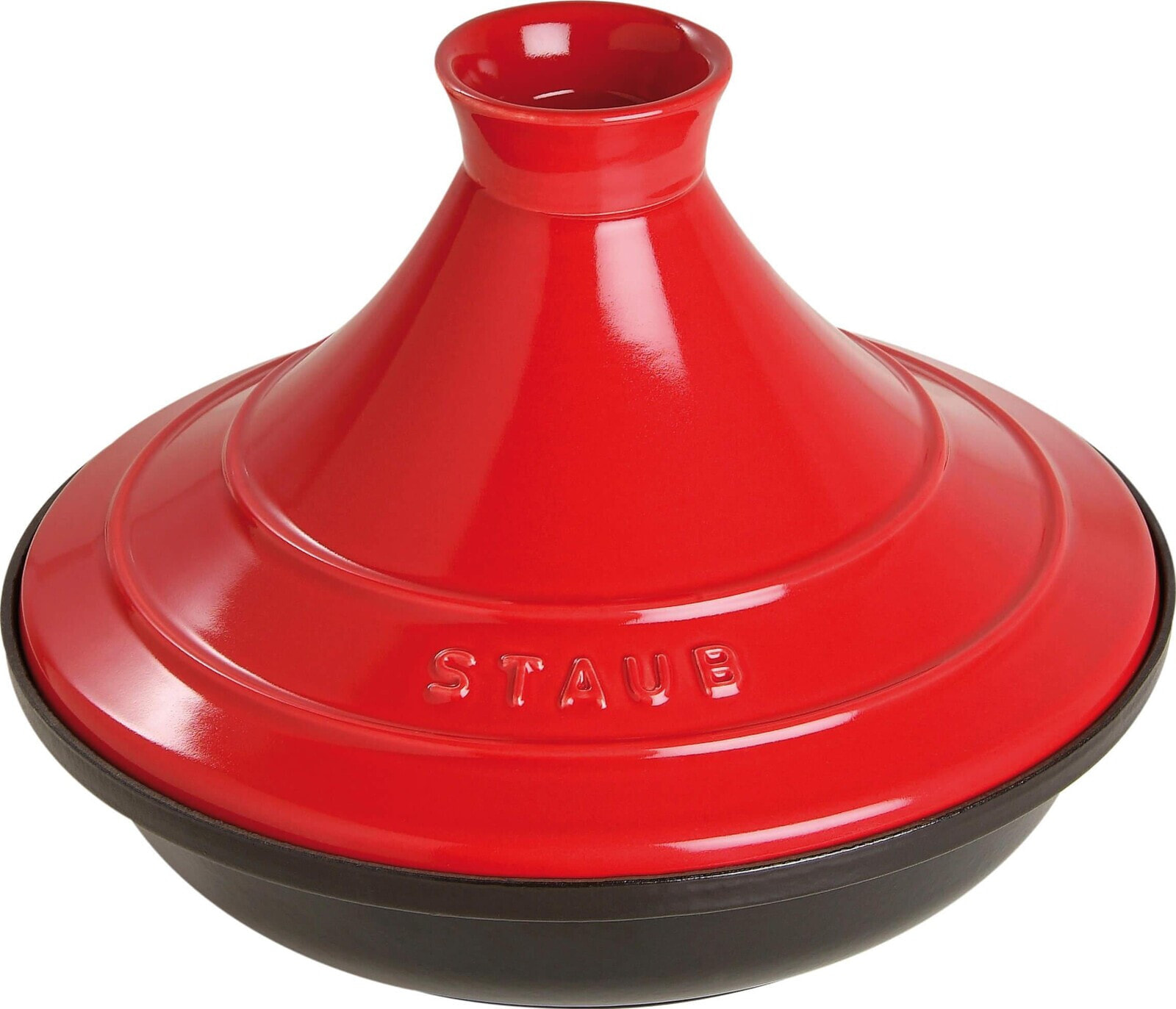 STAUB Staub Tajine 28cm round, cherry cast iron, Tagine specialities