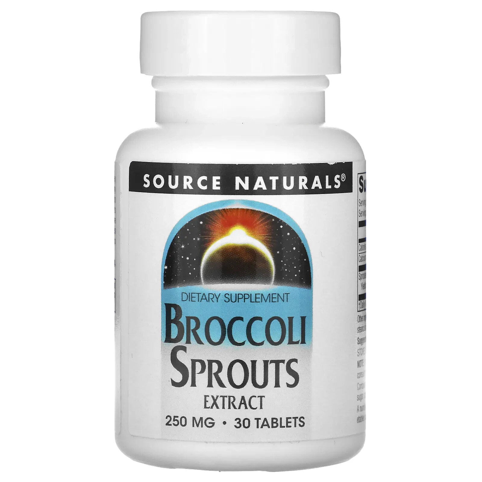 Broccoli Sprouts Extract, 500 mg, 30 Tablets (250 mg per Tablet)