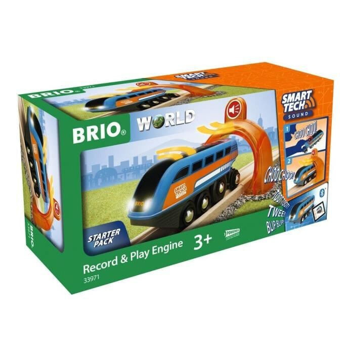 Игровой набор Brio World Smart Locomotive Интеллектуальный локомотив со звуковым порталом, со звуком, светом и и функцией записи