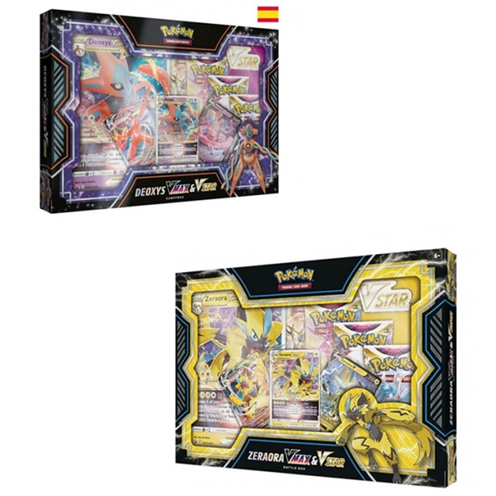 POKEMON TRADING CARD GAME Battle Deck Deoxys VMax And VStar Trading Cards Spanish
