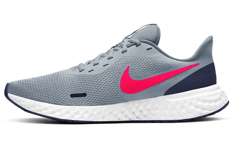 Nike REVOLUTION 5 低帮 跑步鞋 男款 灰红蓝 / Кроссовки Nike REVOLUTION 5 BQ3204-402