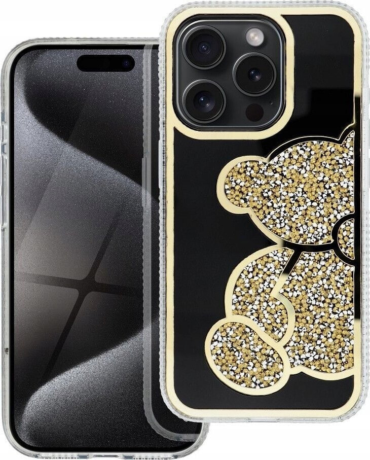 OEM Futerał TEDDY BEAR do IPHONE 13 PRO złoty