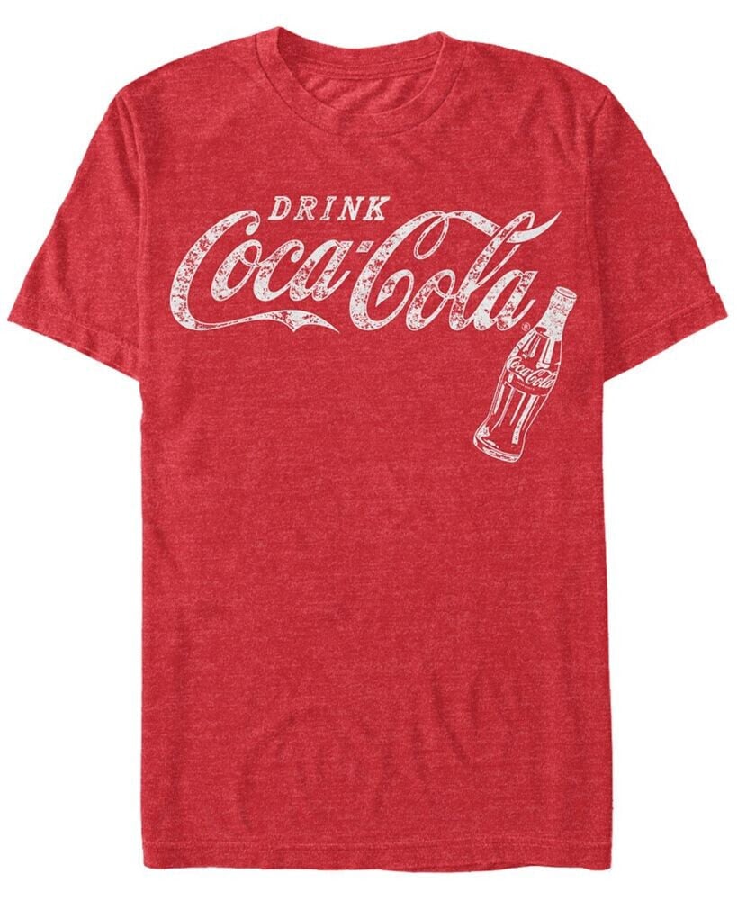 Fifth Sun coca-Cola Men's Retro Coke Bottle Short Sleeve T-Shirt
