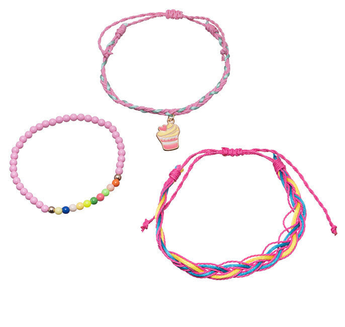 Браслет Troli Pink Cupcake Girls Bracelet Set (3 pcs)
