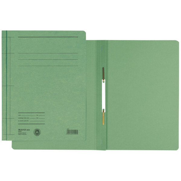 Leitz Cardboard binder, A4, green папка-регистратор Зеленый 30000055