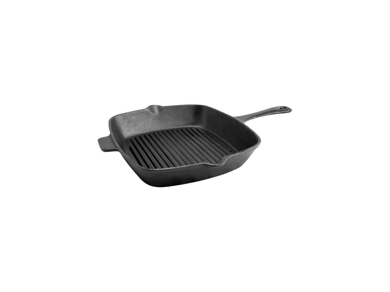 Gibson General Store Addlestone 10 inch Square Preseasoned Cast Iron Grill Pan