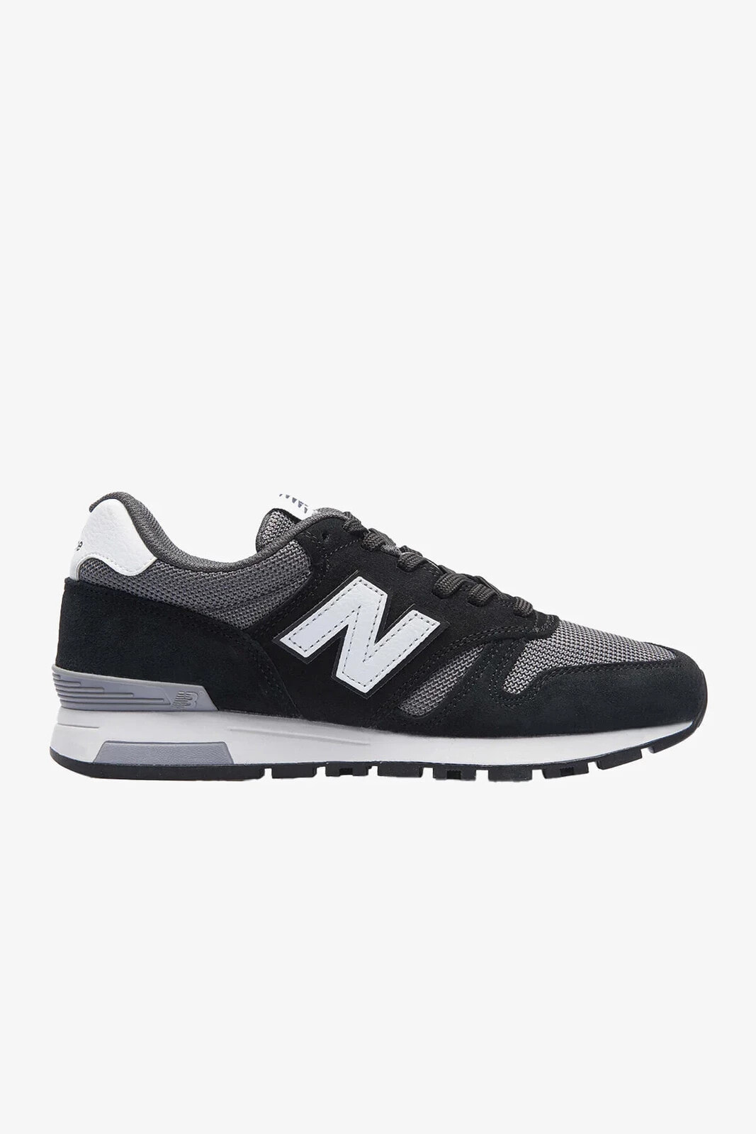 NB 565 Lifestyle Erkek Siyah Beyaz Sneaker Spor Ayakkabı
