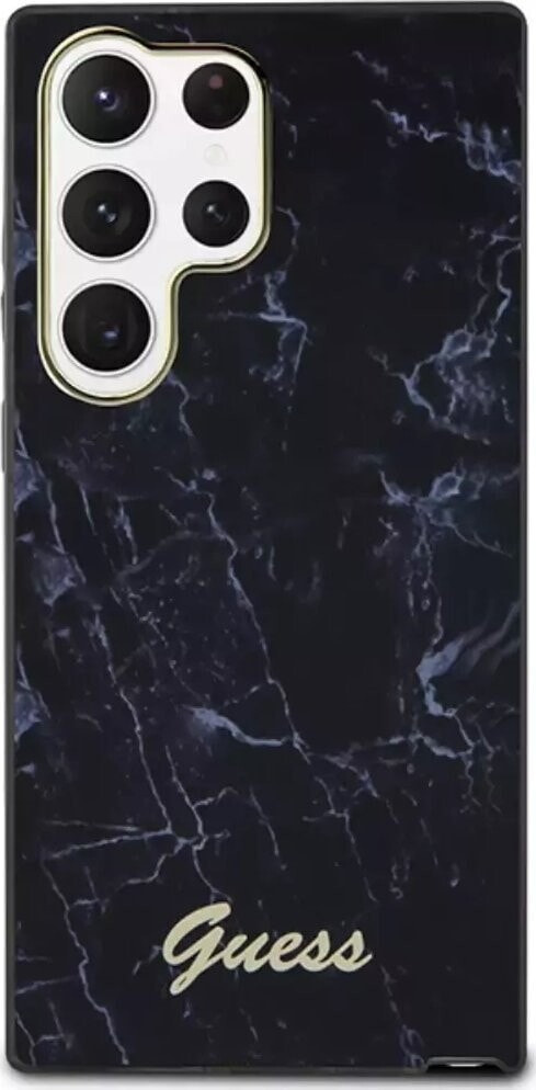 Guess Etui Guess GUHCS23LPCUMAK do Samsung Galaxy S23 Ultra S918 czarny/black hardcase Marble