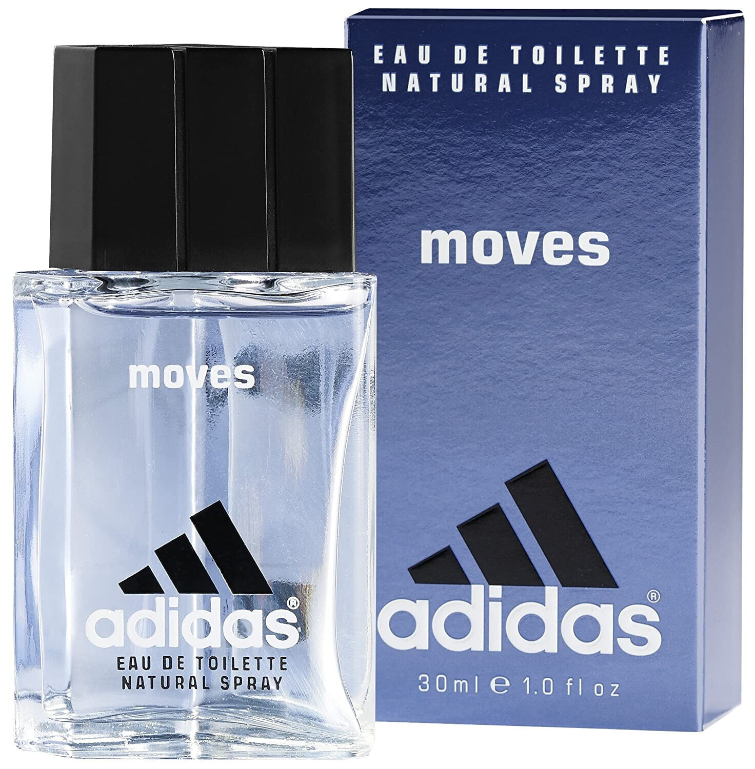 adidas Moves For Him Eau de Toilette - Men's Perfume with Exciting Refreshing Fragrance Gives a Revitalising Effect - 1 x 30 ml