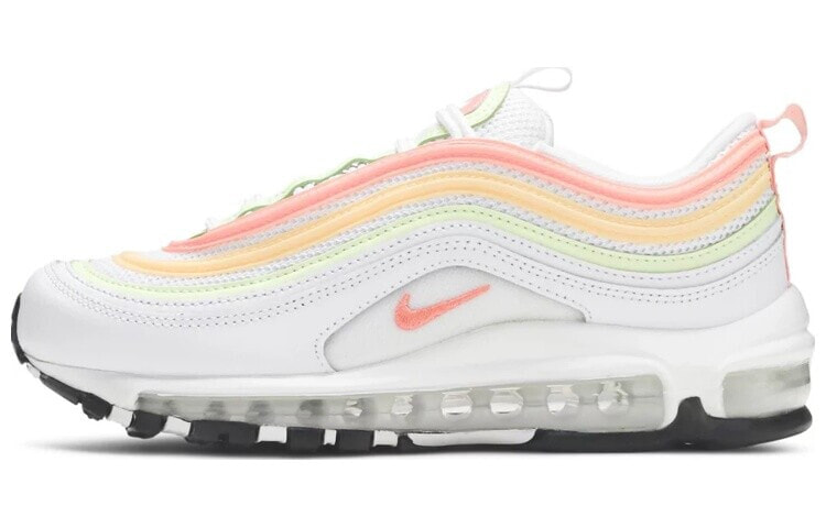 Nike Air Max 97 ess 气垫 轻便 低帮 跑步鞋 女款 白甜瓜橙 / Кроссовки Nike Air Max 97 ess CZ6087-100