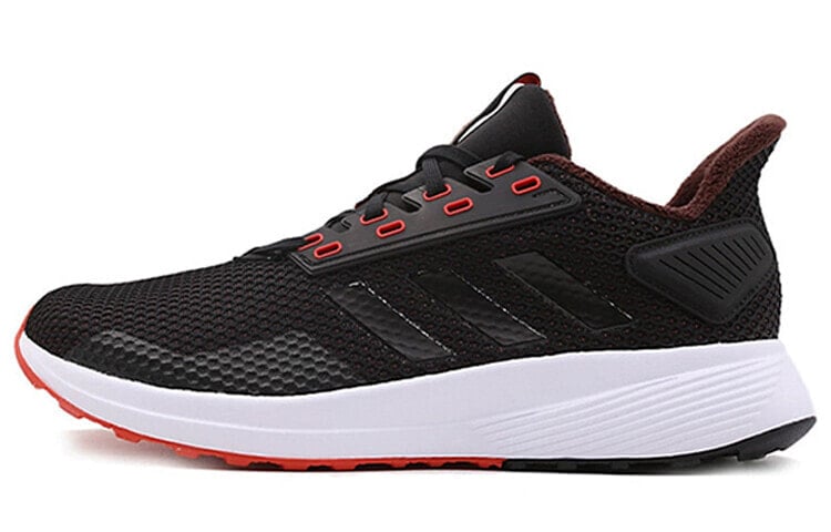 adidas Duramo 9 简约运动 防滑耐磨 低帮 跑步鞋 男款 黑红 / Кроссовки Adidas BB7646 Running