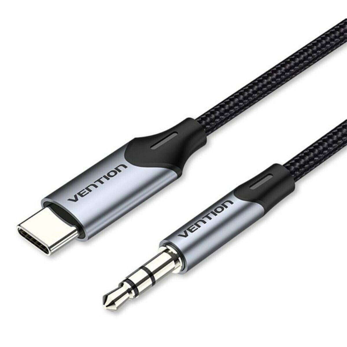 Vention BGKHF аудио кабель 1 m 3,5 мм USB Type-C Серый