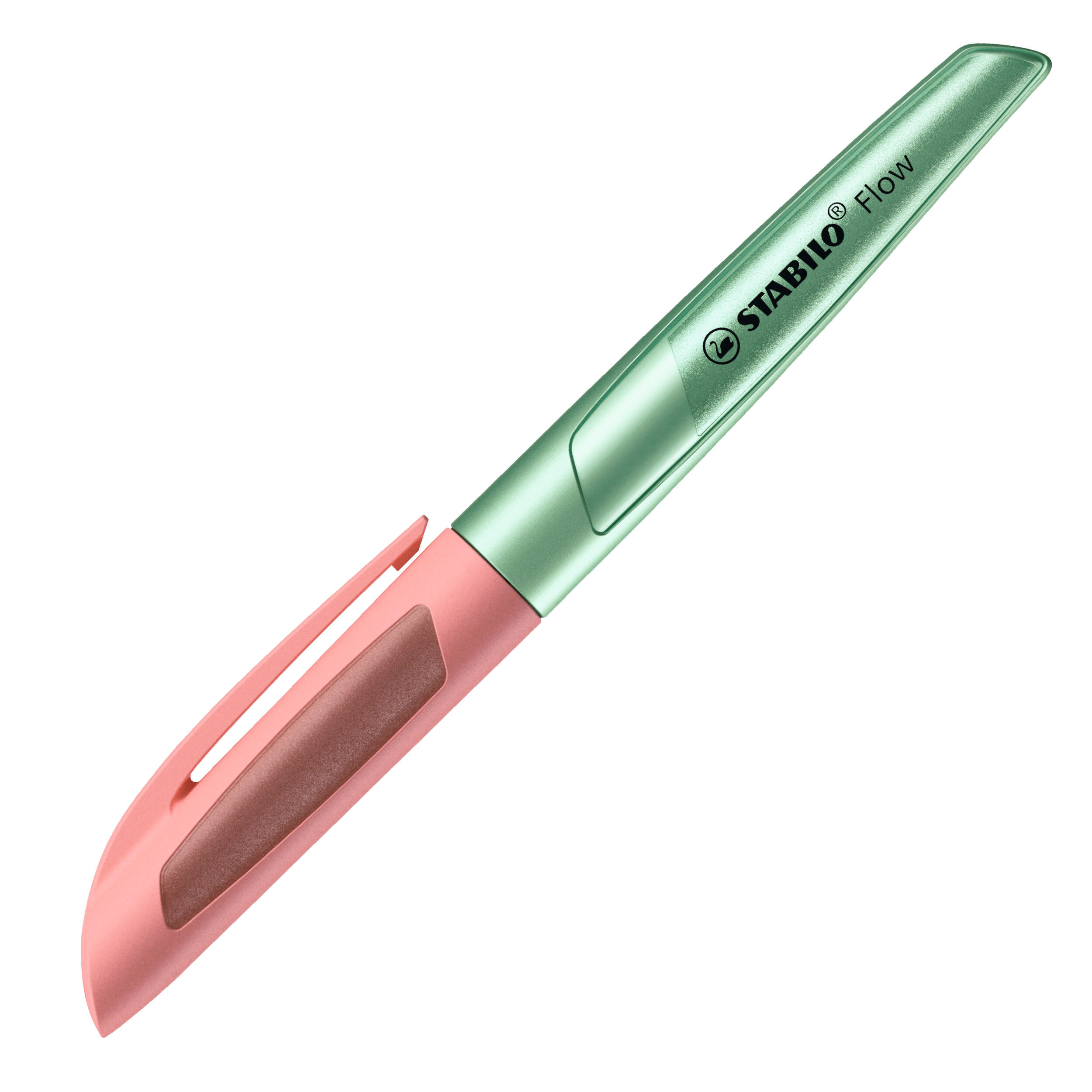 STABILO Flow COSMETIC перьевая ручка Картриджная система наполнения Зеленый, Красный 1 шт 5072/4-41
