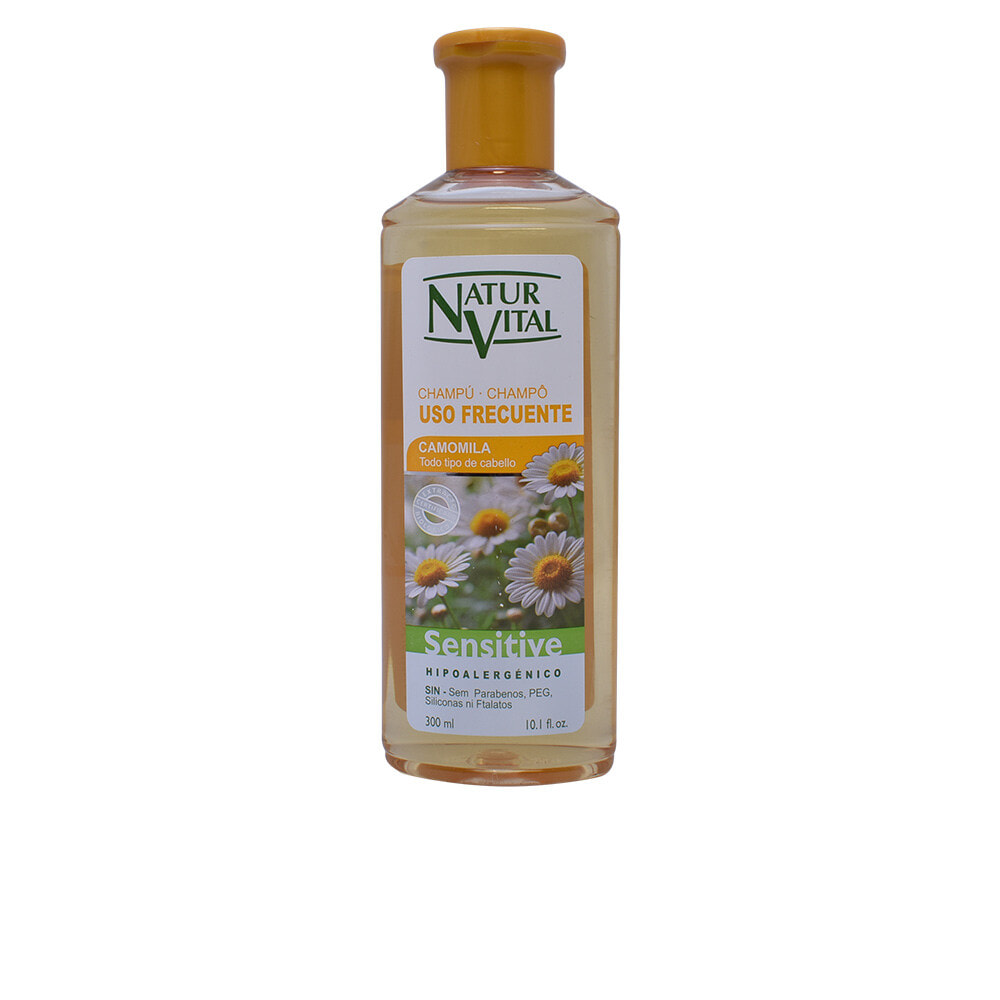 Natur Vatal Chamomile Sensitive Shampoo Гипоаллергенный ромашковый шампунь для чувствительной кожи головы 300 мл