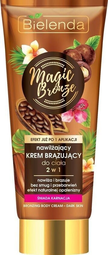 Bielenda Magic Bronze Moisturizing 2in1 Body Bronzing Cream Увлажняющий бронзирующий крем-автозагар 200 мл