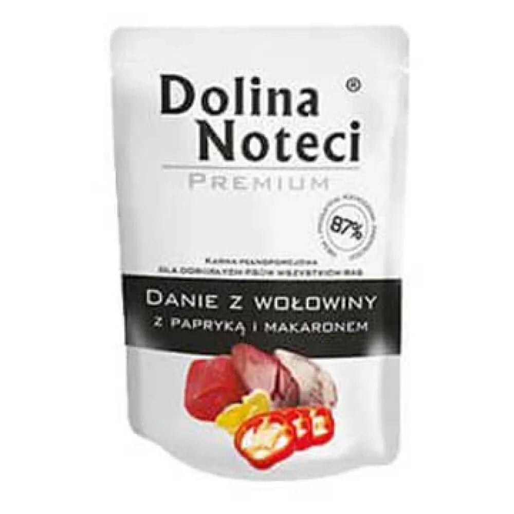 DOLINA NOTECI Premium Beef With Peppers And Pasta 300g Wet Dog Food