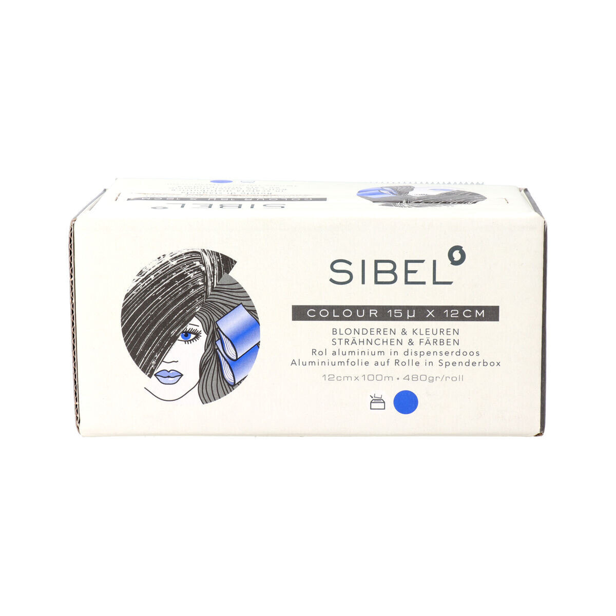Фольга Sinelco Sibel High Уход за волосами и телом 15 x 12 x 100 cm Синий