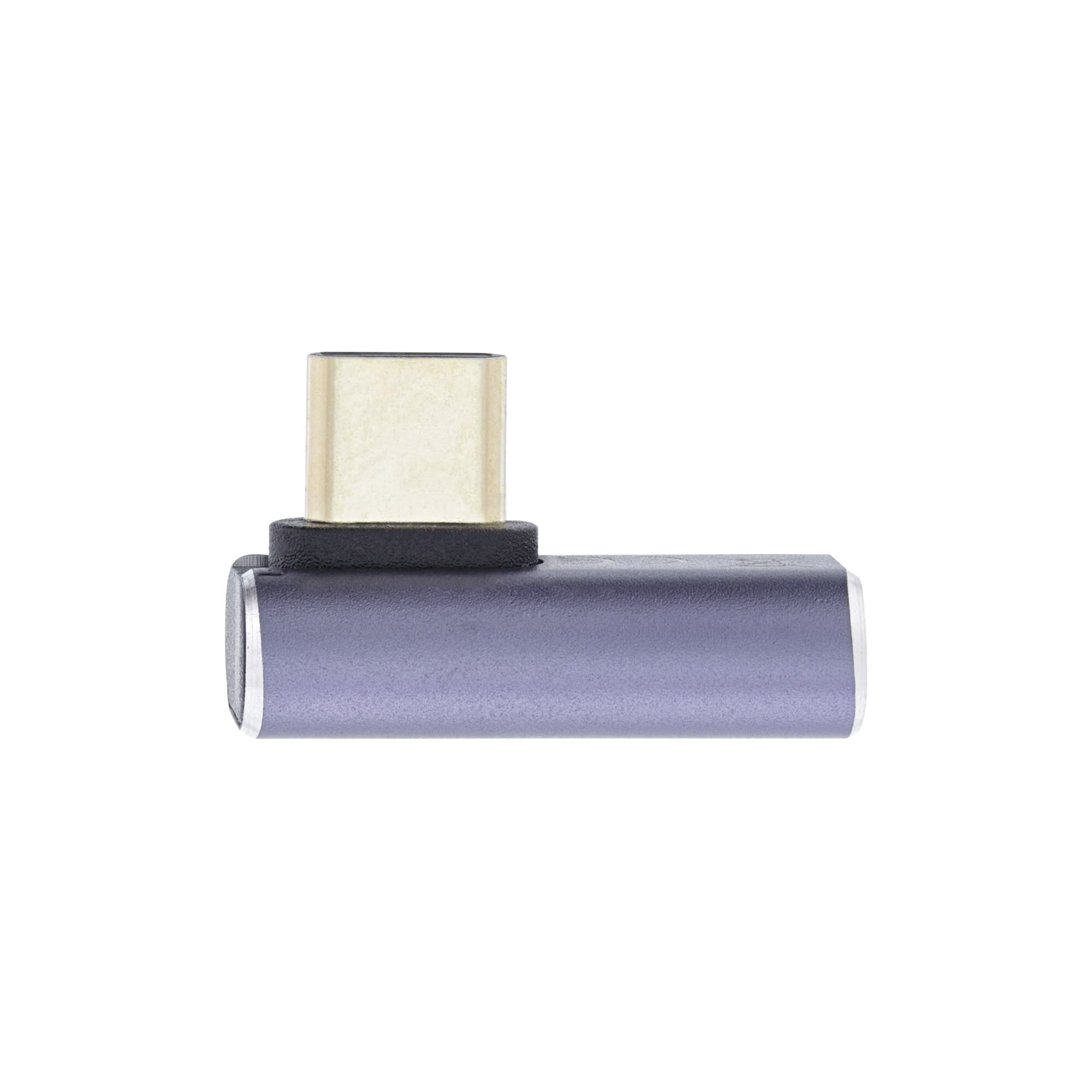 InLine USB4 Adapter - USB Type-C male/female vertical right/left angled - USB Type-C - USB Type-C - Grey