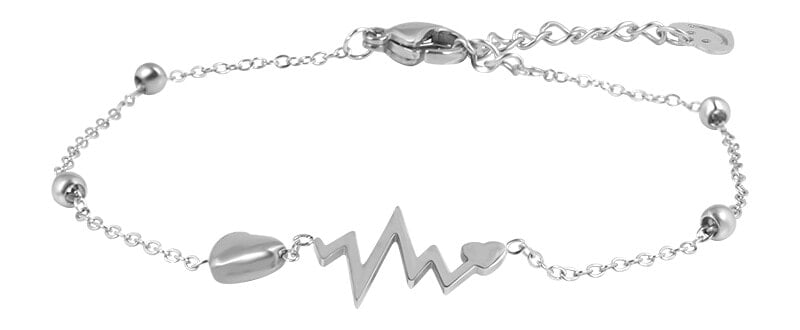 Fine steel bracelet Heartbeat VGS1103S