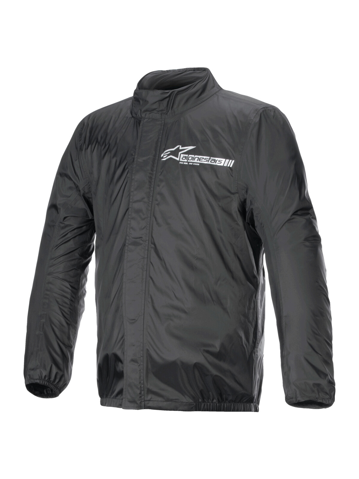 Motorrad-Regenjacke Alpinestars Hurricane Rain V2 Schwarz