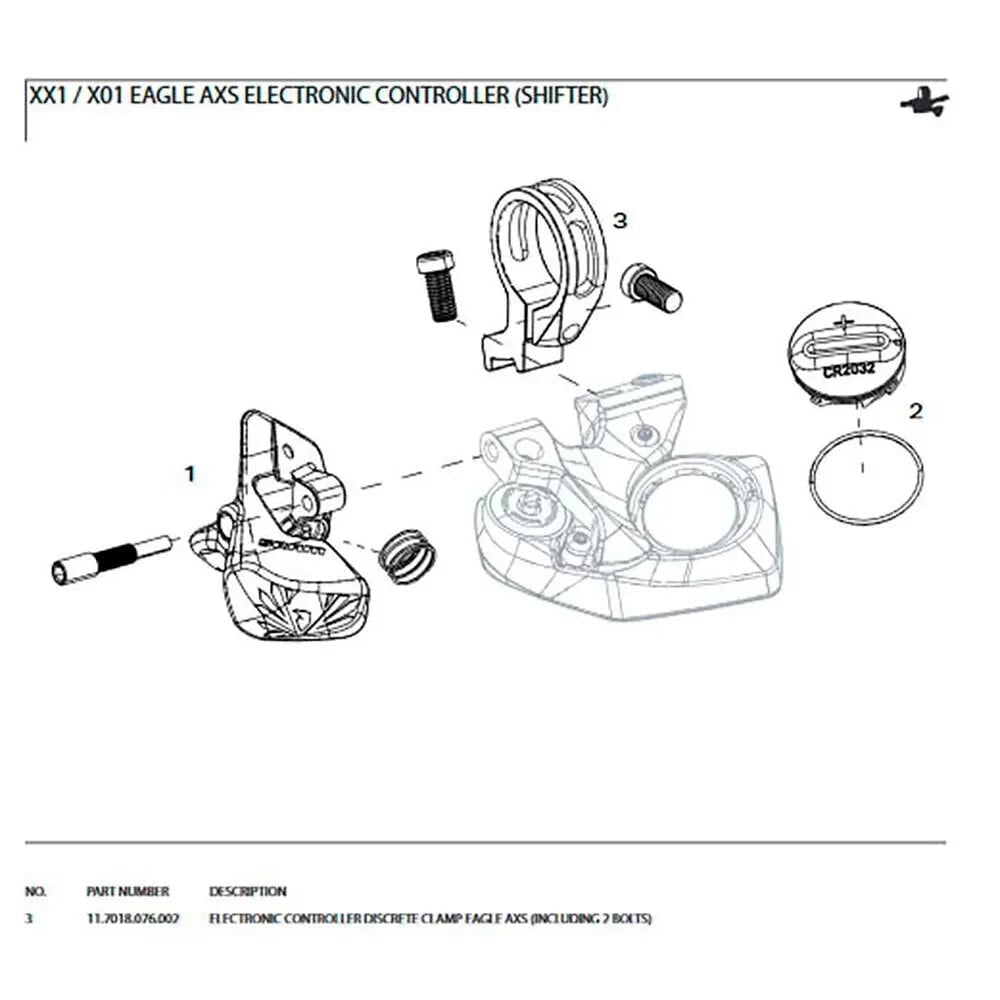 SRAM Electronic Controller Discrete Clamp For Eagle AXS