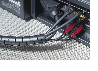 Hellermann Tyton 161-64301 кабельная защита Система организации проводов Черный