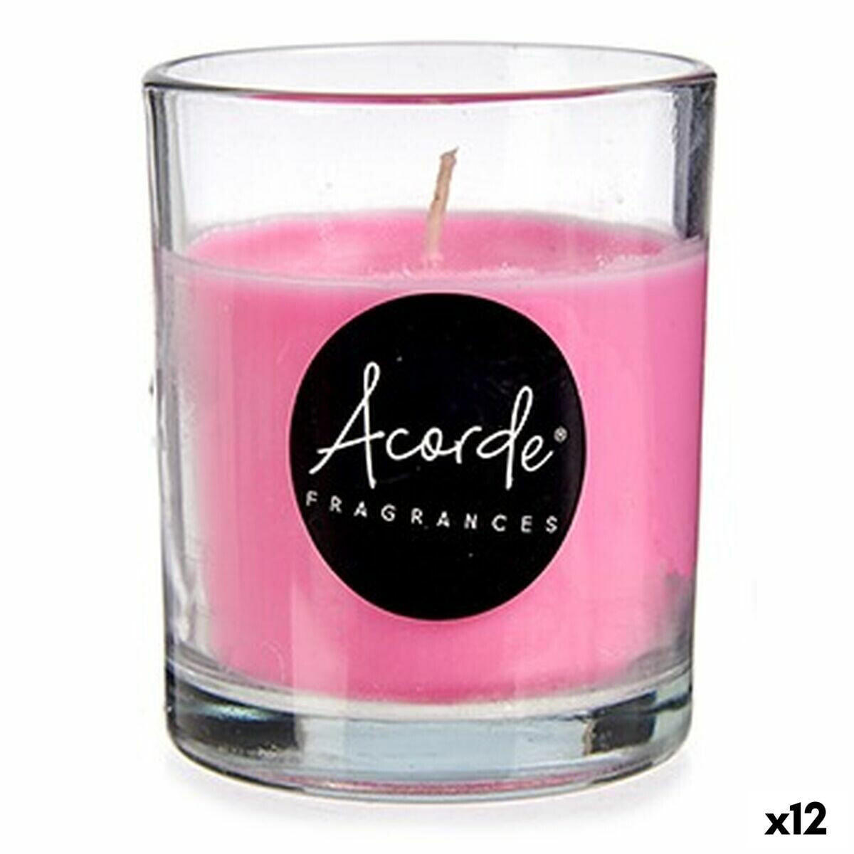 Scented Candle Orchid 7 x 7,7 x 7 cm (12 Units)