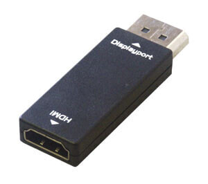 MCL Adapteur DisplatPort / HDMI - DisplayPort M - HDMI FM - Black