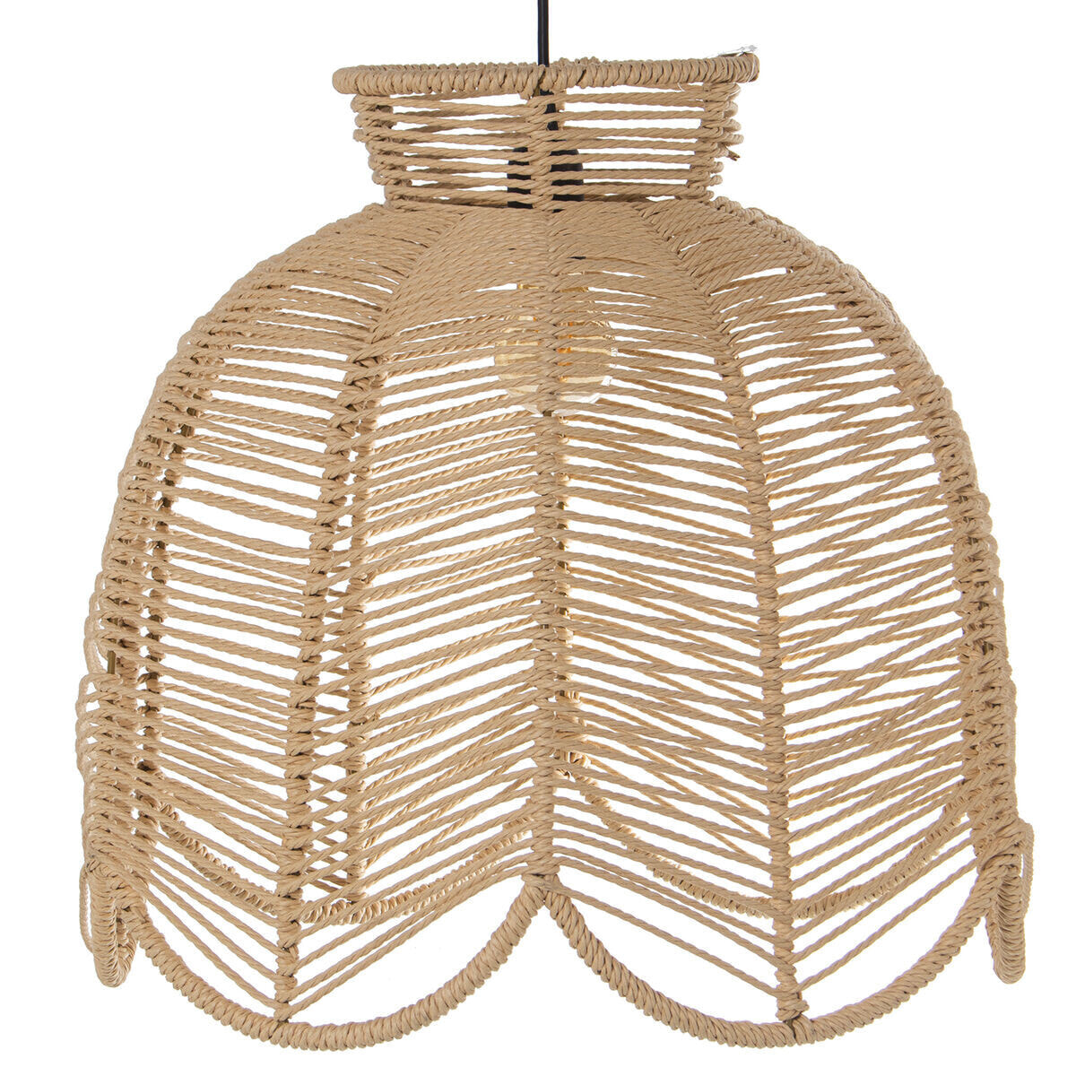 Ceiling Light Alexandra House Living Brown Natural Rattan Natural Fibre 60 W 50 x 165 x 50 cm