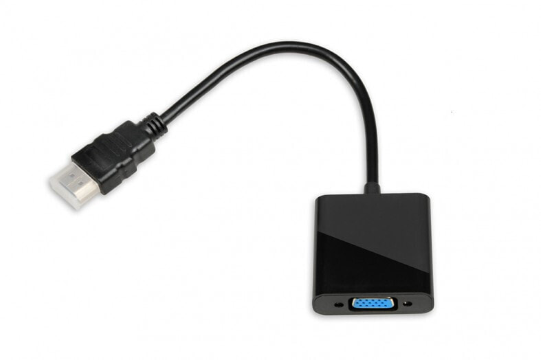 iBox IAHV01 видео кабель адаптер HDMI Тип A (Стандарт) VGA (D-Sub) Черный
