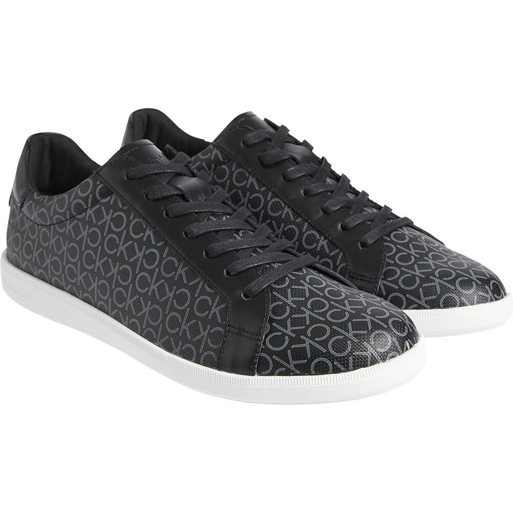 CALVIN KLEIN Low Top Lace Up Cv Mono Trainers