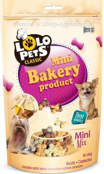 Lolo Pets Classic Biscuits - Mini mix animals in doypack film 350g