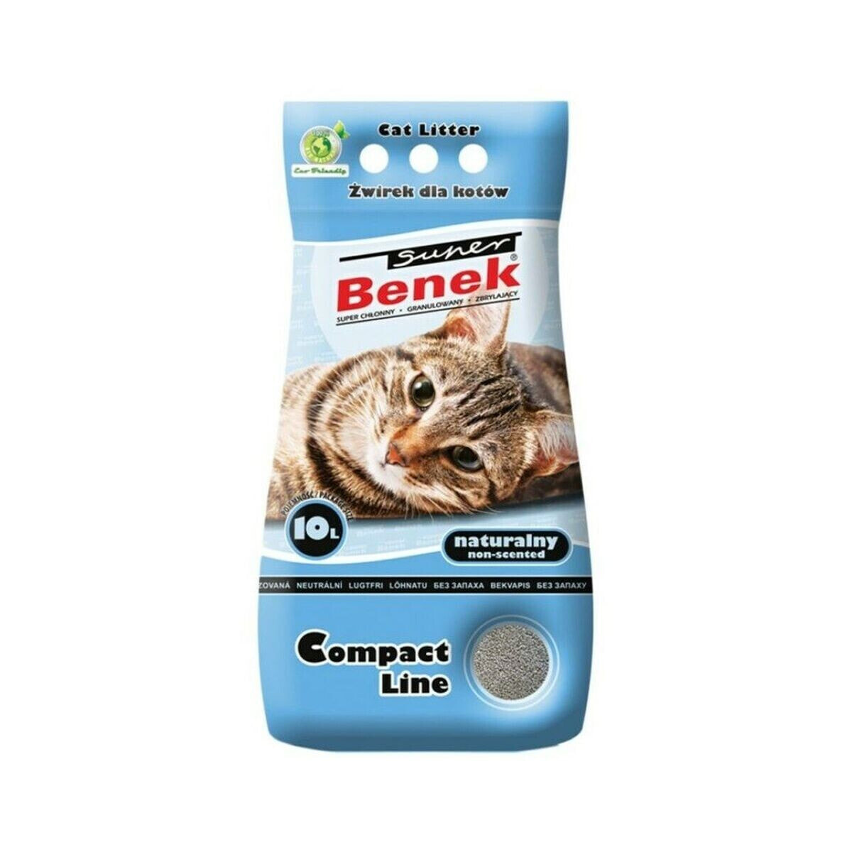 Cat Litter Super Benek Compact Natural 10 L