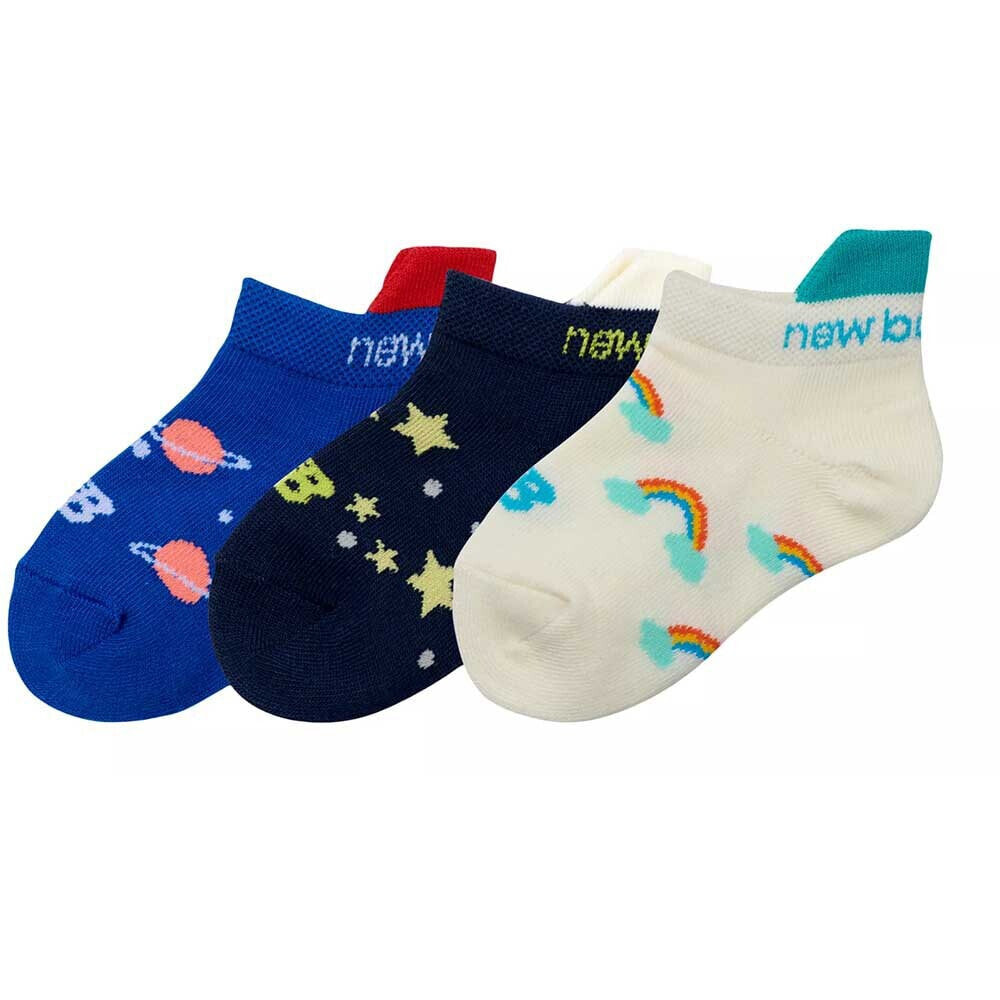 NEW BALANCE Kids Tab no show socks 3 pairs