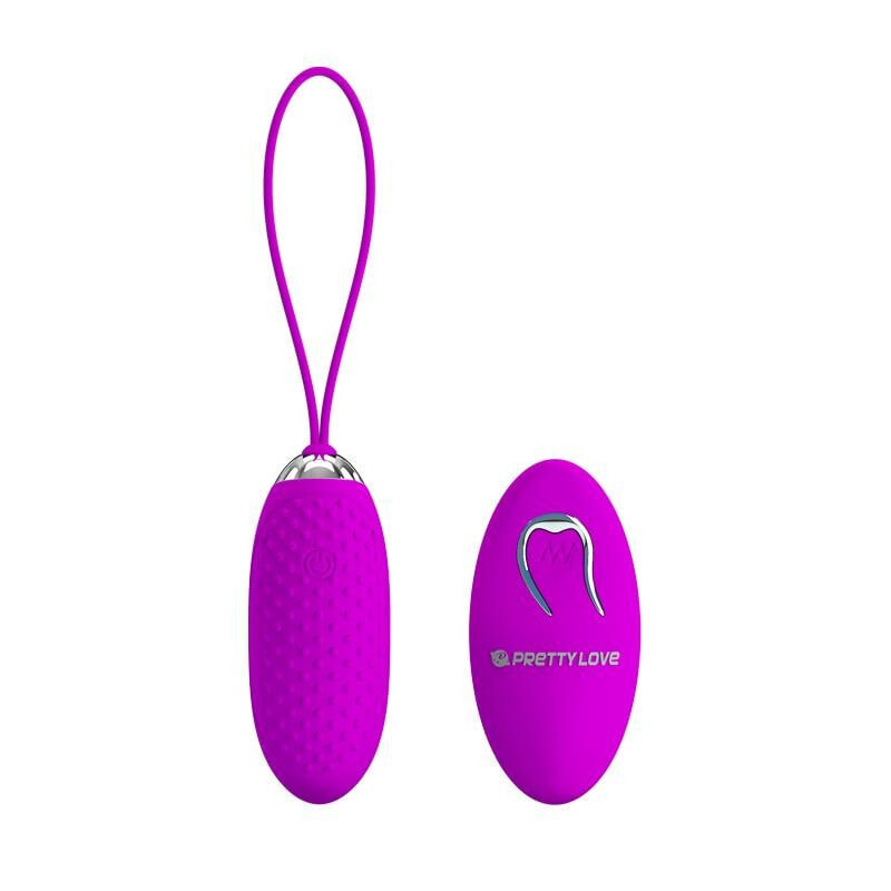 Виброяйцо или вибропуля PRETTYLOVE Vibrating Egg Joanna USB Purple