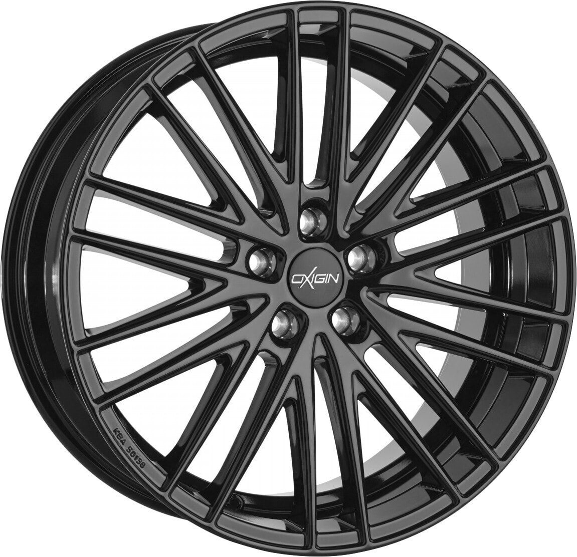 Колесный диск литой Oxigin 19 Oxspoke black 8.5x18 ET45 - LK5/112 ML66.6