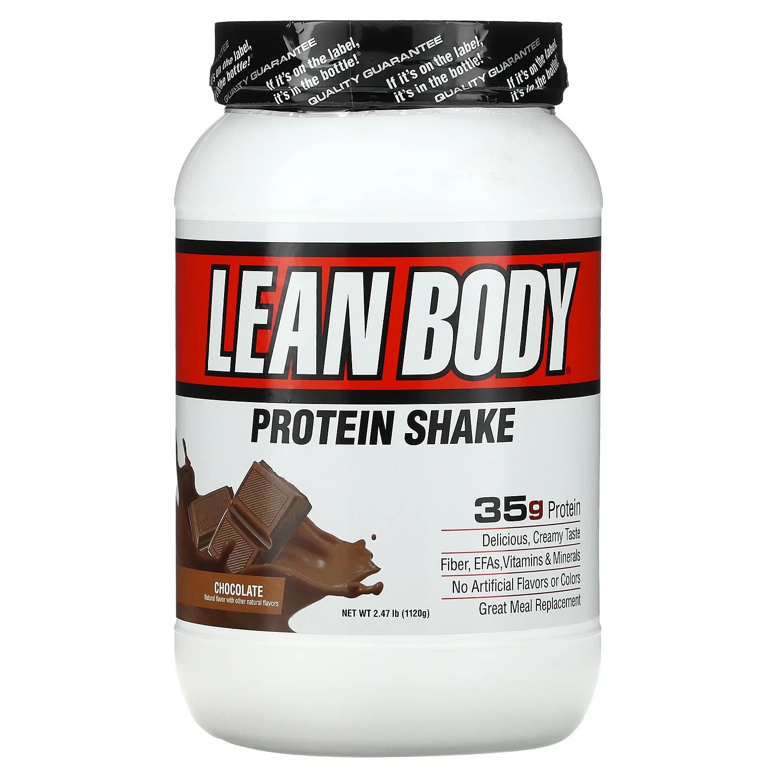 Лабрада нутришн, Lean Body, заменитель пищи с высоким содержанием протеина, со вкусом клубники, 1120 г (2,47 фунта)