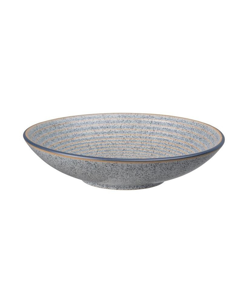 Denby studio Craft Grey Medium Ridged Bowl