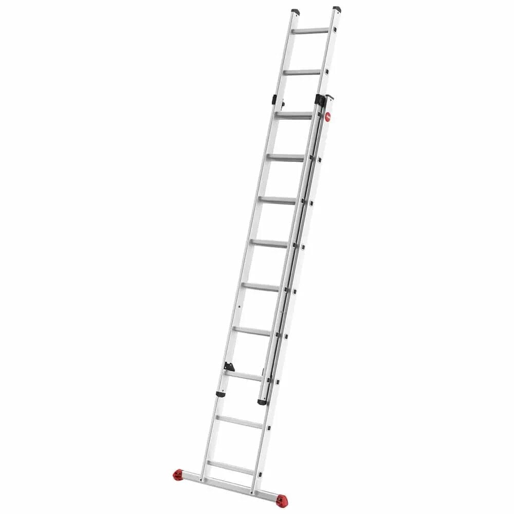 HAILO ProfiStep Duo 7209-007 2x9 Steps Extendable Aluminum Ladder